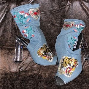 Embroidered Booties